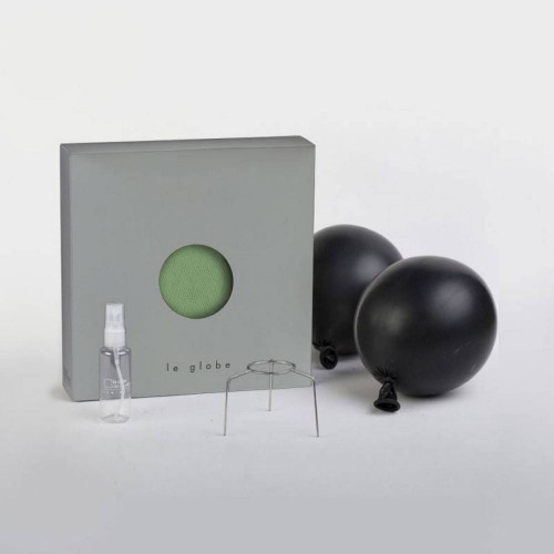 Φωτιστικό Μπάλα Dome από νήμα πολυεστέρα - 100% χειροποίητο - L - Πράσινο Γαλακτερό Creative Cables