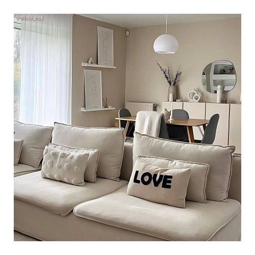 Φωτιστικό Μπάλα Dome από νήμα πολυεστέρα - 100% χειροποίητο - L - Λευκό Creative Cables