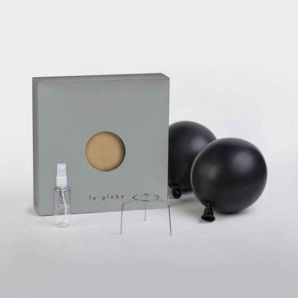 Φωτιστικό Μπάλα Dome από νήμα πολυεστέρα - 100% χειροποίητο - XS - Μπεζ Της Άμμου Creative Cables