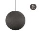 Φωτιστικό Σφαίρα Light Χειροποίητο από νήμα XL 50cm Γκρι Ανθρακί - Creative Cables