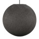Φωτιστικό Σφαίρα Light Χειροποίητο από νήμα XL 50cm Γκρι Ανθρακί - Creative Cables