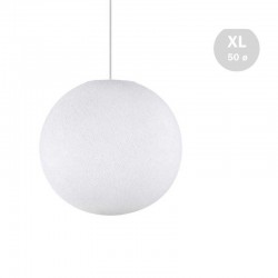 Φωτιστικό Σφαίρα Light Χειροποίητο από νήμα XL 50cm Λευκό - Creative Cables