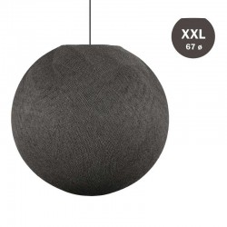 Φωτιστικό Σφαίρα Light Χειροποίητο από νήμα XXL 67cm Γκρι Ανθρακί - Creative Cables