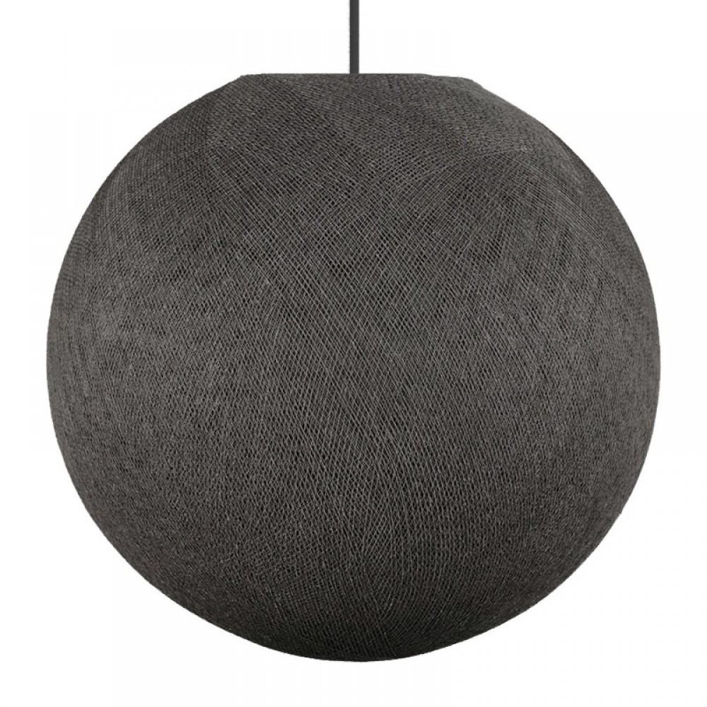 Φωτιστικό Σφαίρα Light Χειροποίητο από νήμα XXL 67cm Γκρι Ανθρακί - Creative Cables