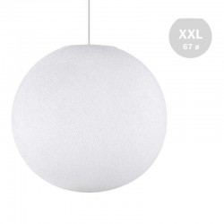 Φωτιστικό Σφαίρα Light Χειροποίητο από νήμα XXL 67cm Λευκό - Creative Cables