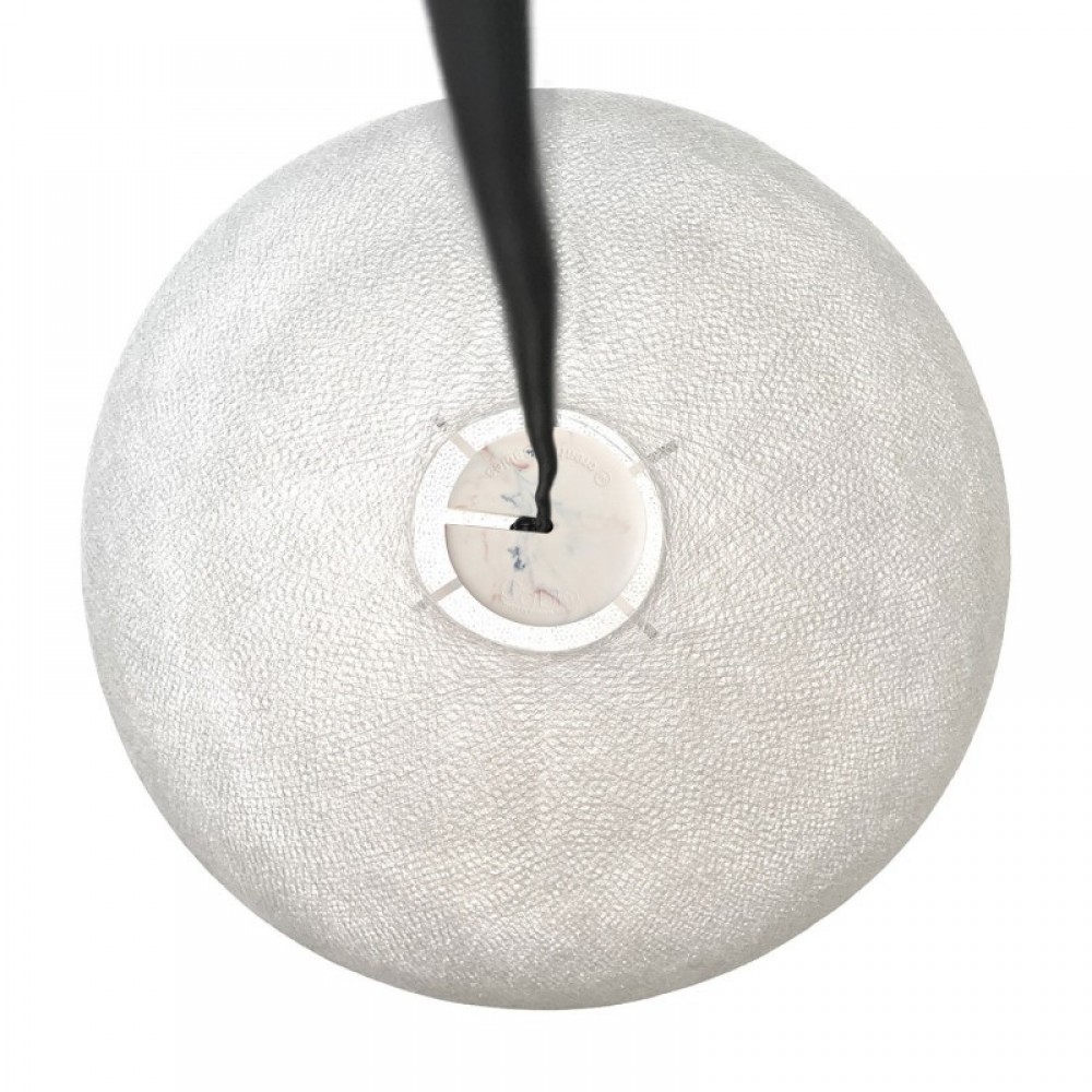 Φωτιστικό Σφαίρα Light Χειροποίητο από νήμα XXL 67cm Λευκό - Creative Cables