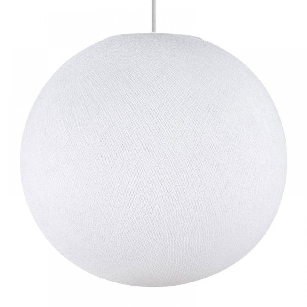 Φωτιστικό Σφαίρα Light Χειροποίητο από νήμα XXL 67cm Λευκό - Creative Cables