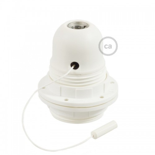 Ντουί Θερμοπλαστικό Ε27 με Τραβηχτό Διακόπτη Και Ροδέλες - Creative Cables