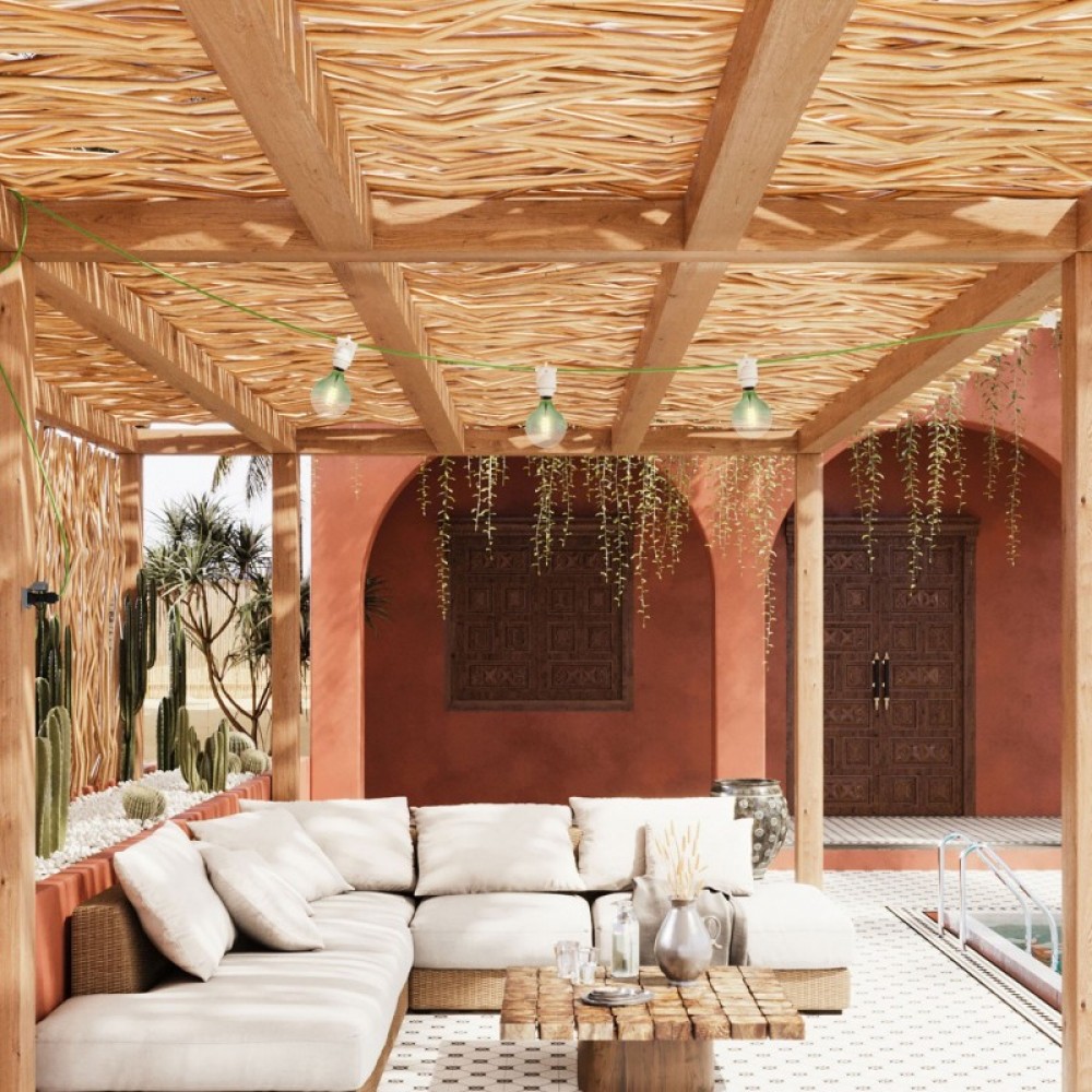 Γιρλάντα Εξωτερικού Χώρου EIVA με 3 λάμπες και φις - Λευκό - Creative Cables