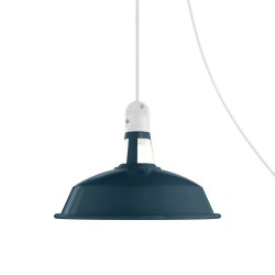 Φορητό Φωτιστικό Εξωτερικού Χώρου Snake με Καπέλο Harbour, 5m υφασμάτινο καλώδιο, IP65 αδιάβροχο ντουί και σούκο - Πετρόλ - Creative Cables