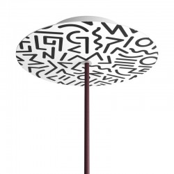 Ροζέτα Rose-One 200mm Στρογγυλή με 1 Τρύπα Σε Street Art Σχέδιο - Creative Cables