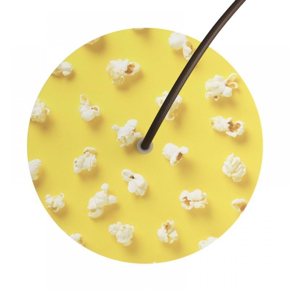 Ροζέτα Rose-One 200mm Στρογγυλή με 1 Τρύπα Σε Pop-Corn Σχέδιο - Creative Cables