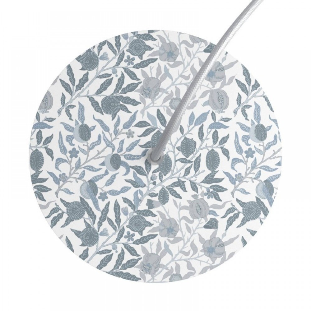 Ροζέτα Rose-One 200mm Στρογγυλή με 1 Τρύπα Σε Blossom Σχέδιo - Creative Cables