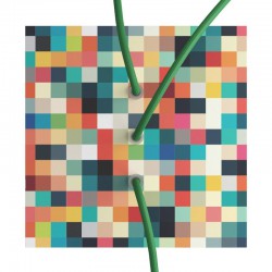 Ροζέτα Rose-One 200mm Τετράγωνη με 3 Τρύπες Στην Σειρά Σε Palette Σχέδιo - Creative Cables