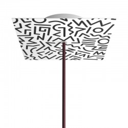 Ροζέτα Rose-One 200mm Τετράγωνη με 1 Τρύπα Σε Street Art Σχέδιο - Creative Cables