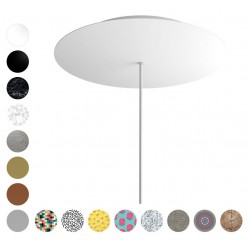 Ροζέτα Rose-One 400mm Στρογγυλή με 1 Τρύπα Σε Pop-Corn Σχέδιo - Creative Cables