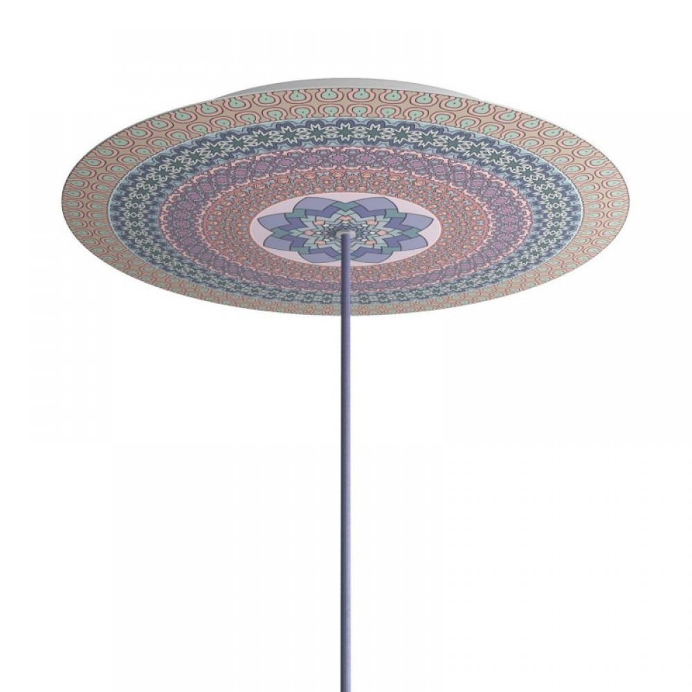 Ροζέτα Rose-One 400mm Στρογγυλή με 1 Τρύπα Σε Mandala Varanasi Σχέδιo - Creative Cables