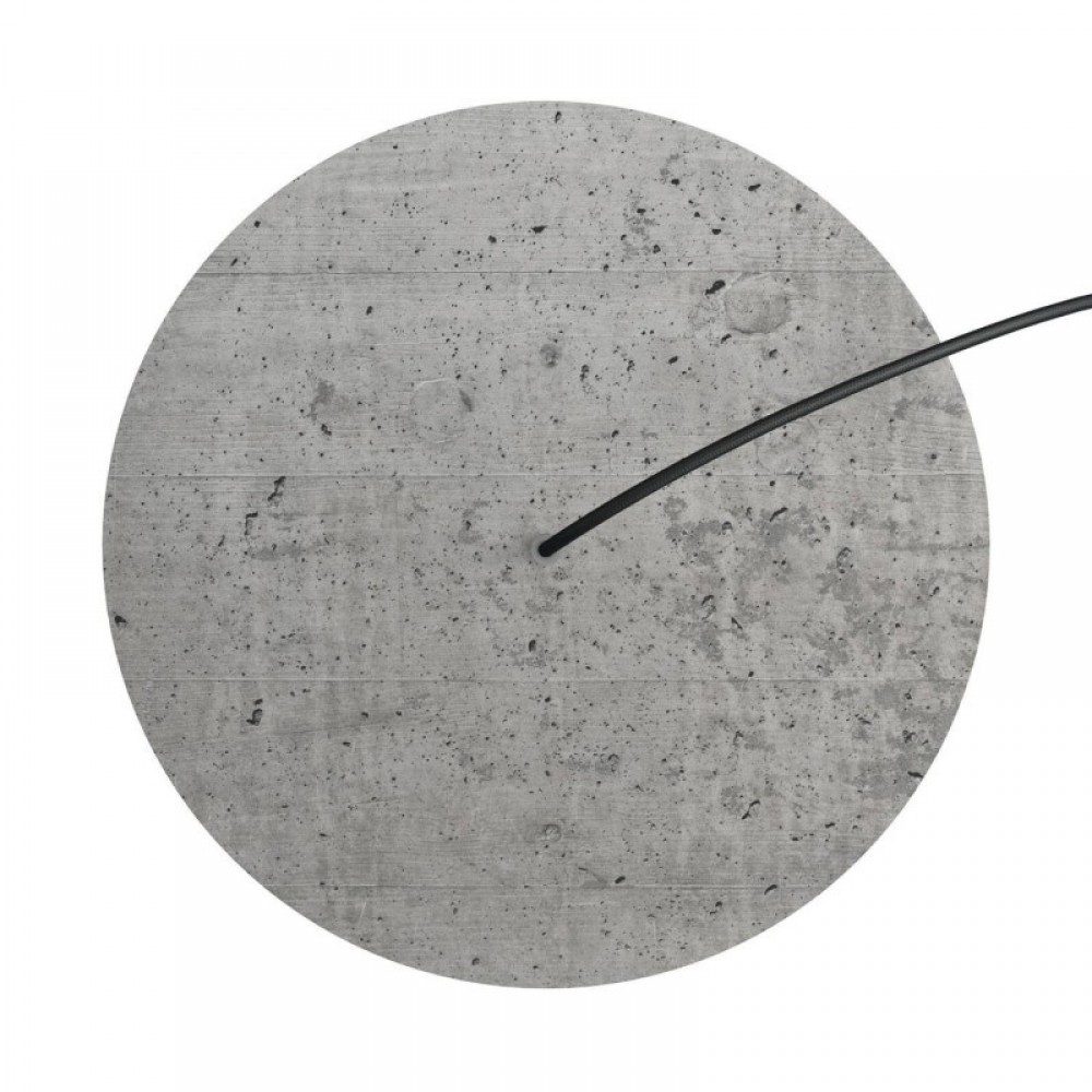 Ροζέτα Rose-One 400mm Στρογγυλή με 1 Τρύπα Σε Σχέδιo Τσιμέντου - Creative Cables