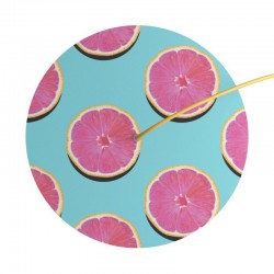 Ροζέτα Rose-One 400mm Στρογγυλή με 1 Τρύπα Σε Σχέδιo με Πορτοκάλια - Creative Cables