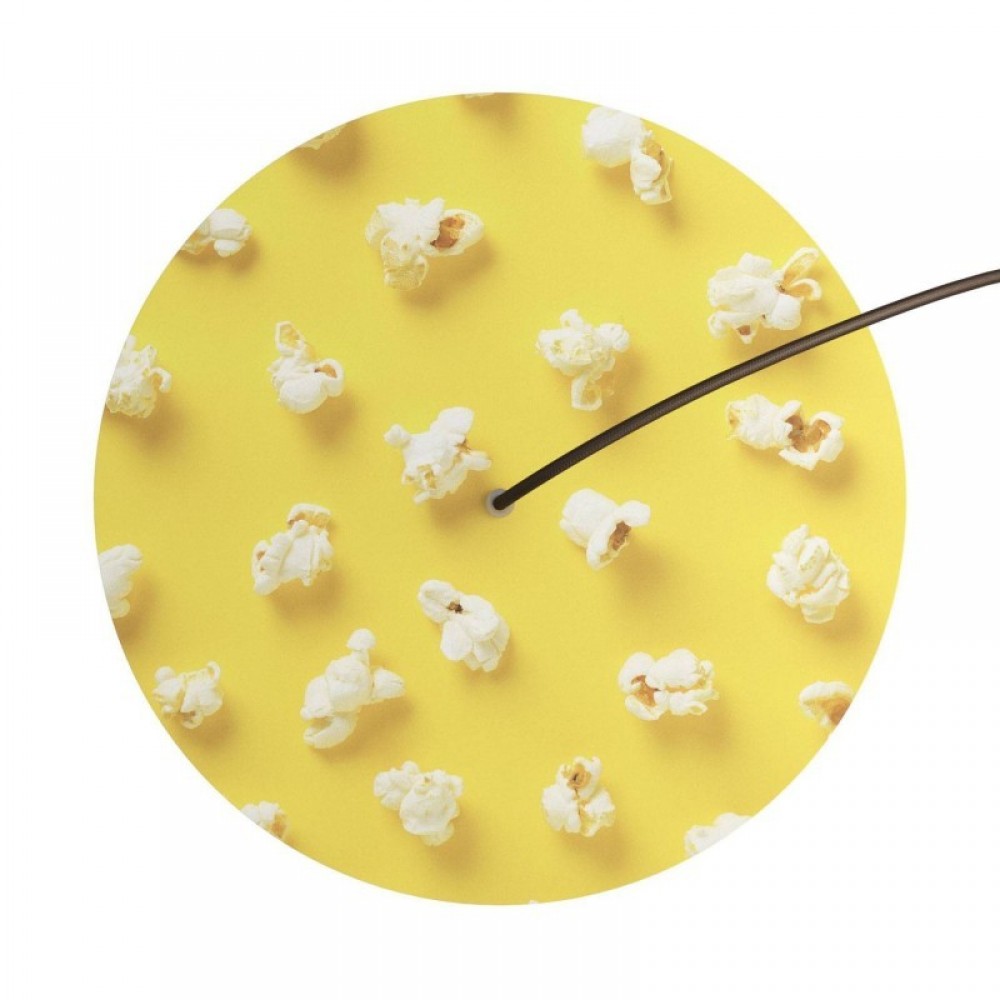 Ροζέτα Rose-One 400mm Στρογγυλή με 1 Τρύπα Σε Pop-Corn Σχέδιo - Creative Cables