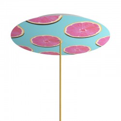 Ροζέτα Rose-One 400mm Στρογγυλή με 1 Τρύπα Σε Σχέδιo με Πορτοκάλια - Creative Cables