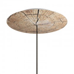 Ροζέτα Rose-One 400mm Στρογγυλή με 1 Τρύπα Σε Σχέδιo Ξύλου - Creative Cables