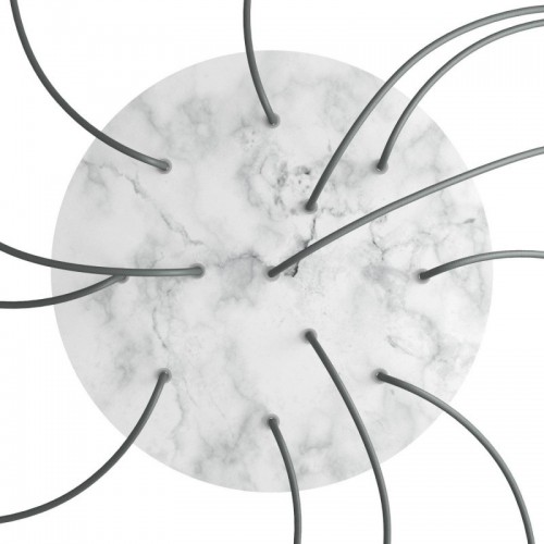 Ροζέτα Rose-One 400mm Στρογγυλή με 12 Τρύπες Λευκό Μάρμαρο - Creative Cables
