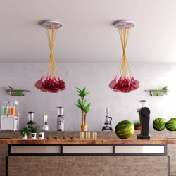 Ροζέτα Rose-One 400mm Στρογγυλή με 12 Τρύπες Mandala Varanasi - Creative Cables