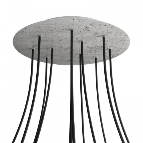 Ροζέτα Rose-One 400mm Στρογγυλή με 12 Τρύπες Τσιμέντο - Creative Cables
