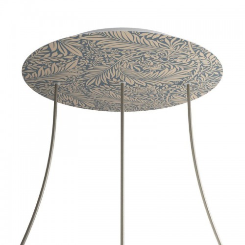 Ροζέτα Rose-One 400mm Στρογγυλή με 3 Τρύπες Σε Σειρά Damasco - Creative Cables