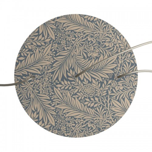 Ροζέτα Rose-One 400mm Στρογγυλή με 3 Τρύπες Σε Σειρά Damasco - Creative Cables