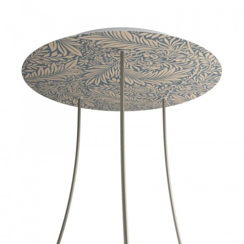 Ροζέτα Rose-One 400mm Στρογγυλή με 3 Τρύπες Σε Damasco Σχέδιo - Creative Cables