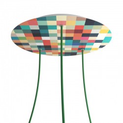 Ροζέτα Rose-One 400mm Στρογγυλή με 3 Τρύπες Σε Palette Σχέδιο - Creative Cables