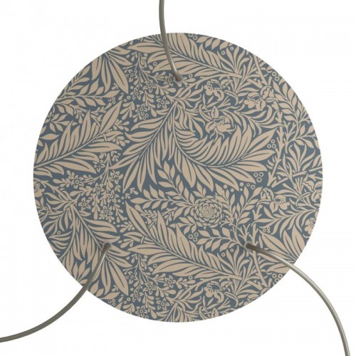 Ροζέτα Rose-One 400mm Στρογγυλή με 3 Τρύπες Σε Damasco Σχέδιo - Creative Cables