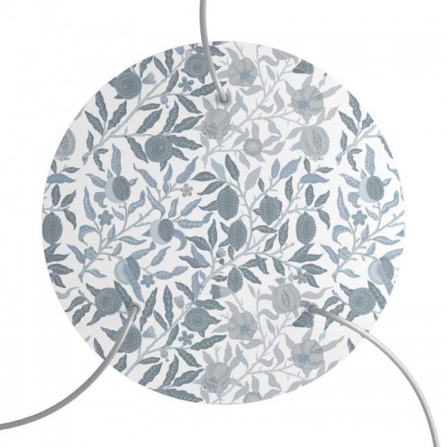 Ροζέτα Rose-One 400mm Στρογγυλή με 3 Τρύπες Σε Blossom Σχέδιo - Creative Cables