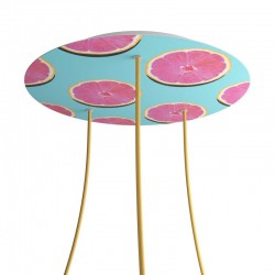 Ροζέτα Rose-One 400mm Στρογγυλή με 3 Τρύπες Σε Σχέδιo με Πορτοκάλια - Creative Cables