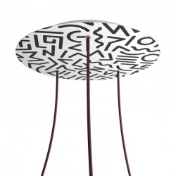 Ροζέτα Rose-One 400mm Στρογγυλή με 3 Τρύπες Σε Street Art Σχέδιo - Creative Cables