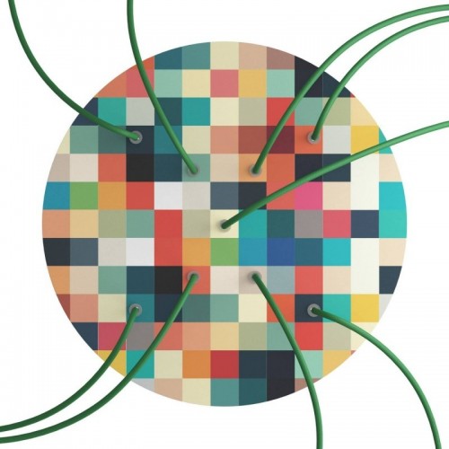 Ροζέτα Rose-One 400mm Στρογγυλή με 9 Τρύπες σε Σχήμα Χ Σε Palette Σχέδιo - Creative Cables