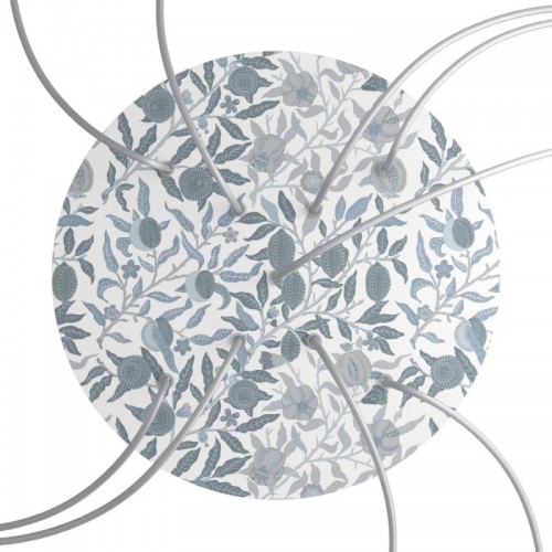 Ροζέτα Rose-One 400mm Στρογγυλή με 9 Τρύπες σε Σχήμα Χ Σε Blossom Σχέδιo - Creative Cables
