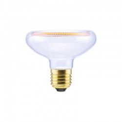 LED Λαμπτήρας R80 Διαφανής σειρά Floating 8W Dimmable 2200K - Creative Cables