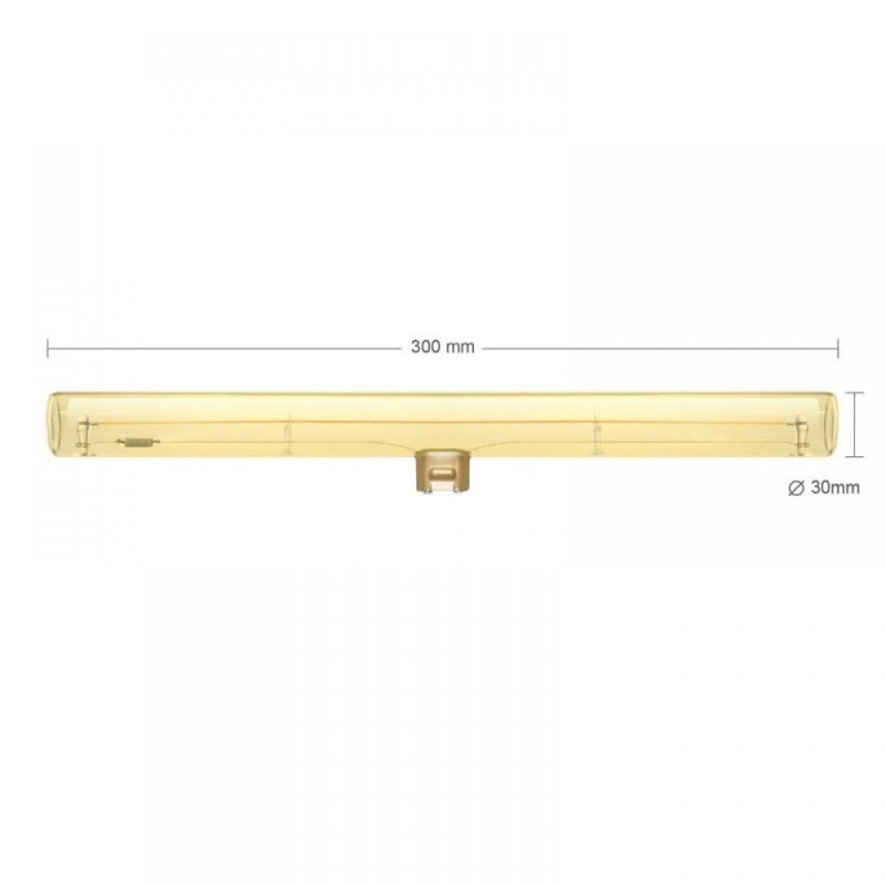 LED Λαμπτήρας Linestra S14d Μελί - 300mm 8W 2200K dimmable - Σειρά Syntax - Creative Cables