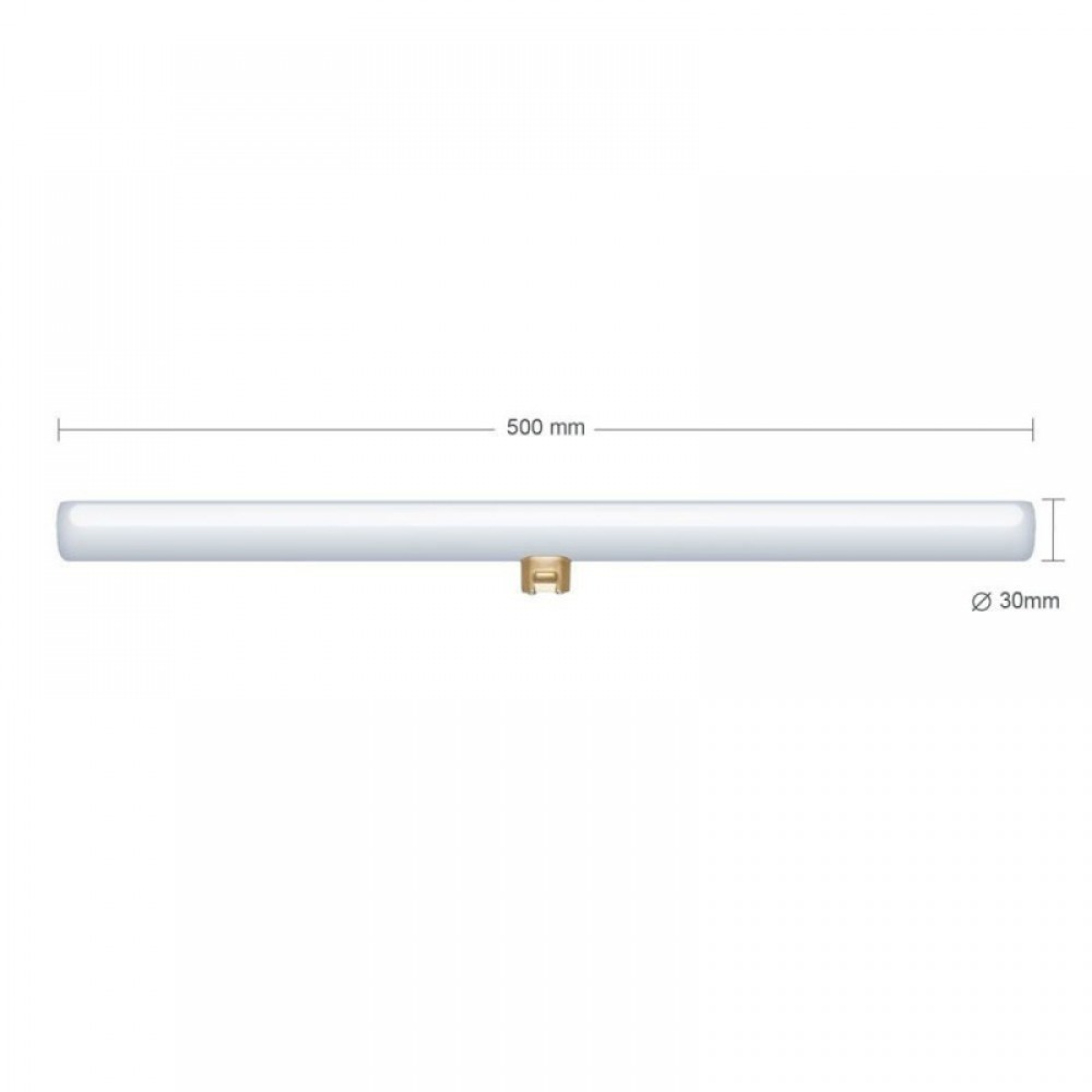 LED Λαμπτήρας Linestra S14d Οπάλ - 500mm 12W 2200K dimmable - Σειρά Syntax - Creative Cables