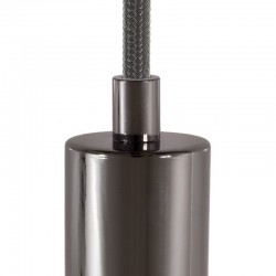 Μεταλλικό στήριγμα καλωδίου μαζί με μαστό, παξιμάδι και ροδέλα - Ανθρακί - Creative Cables