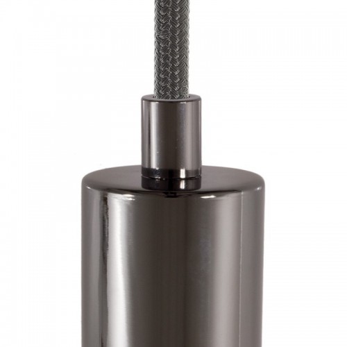 Μεταλλικό στήριγμα καλωδίου μαζί με μαστό, παξιμάδι και ροδέλα - Ανθρακί - Creative Cables