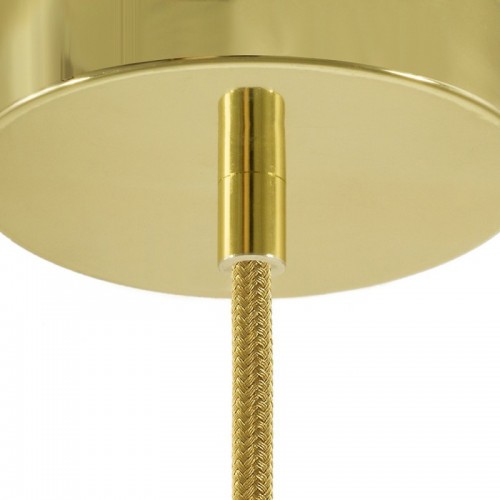 Μεταλλικό στήριγμα καλωδίου μαζί με μαστό, παξιμάδι και ροδέλα - Χρυσό - Creative Cables