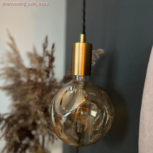 Μεταλλικό στήριγμα καλωδίου μαζί με μαστό, παξιμάδι και ροδέλα - Μπρονζέ - Creative Cables