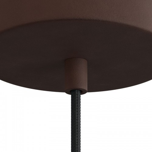 Μεταλλικό στήριγμα καλωδίου μαζί με μαστό, παξιμάδι και ροδέλα - Βαμμένη σκουριά - Creative Cables