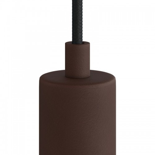 Μεταλλικό στήριγμα καλωδίου μαζί με μαστό, παξιμάδι και ροδέλα - Βαμμένη σκουριά - Creative Cables