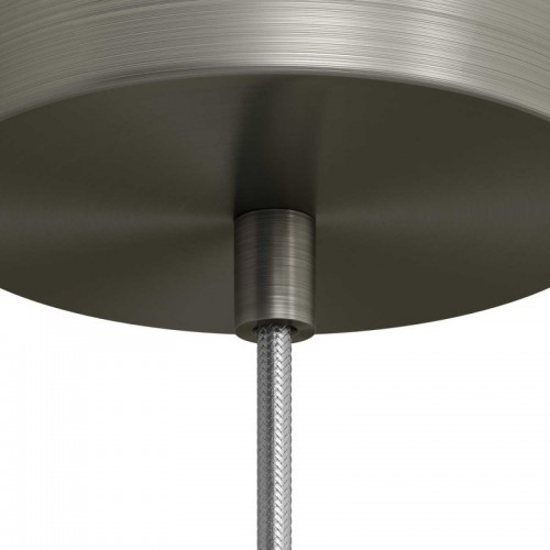 Μεταλλικό στήριγμα καλωδίου μαζί με μαστό, παξιμάδι και ροδέλα - Νίκελ ΜΑΤ - Creative Cables