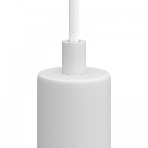 Μεταλλικό στήριγμα καλωδίου μαζί με μαστό, παξιμάδι και ροδέλα - Λευκό - Creative Cables